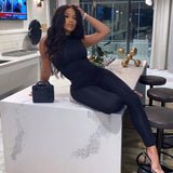 Women Jumpsuit Women's Spring Clothing Sleeveless Slim Fit Bodysuit