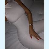 Women Jumpsuit Women's Spring Clothing Sleeveless Slim Fit Bodysuit