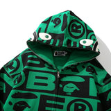 Bathing Ape Hoodie Shark Loose Hooded Sweater Jacket