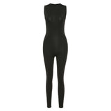 Women Jumpsuit Women's Spring Clothing Sleeveless Slim Fit Bodysuit