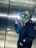 Bathing Ape Hoodie Camouflage Cardigan Men's and Women's Sweater Hoodie Coat