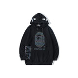 Bathing Ape Hoodie Reflective Sweater Teen Hooded Coat