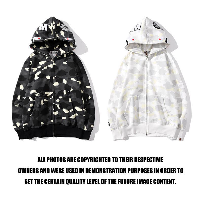 Bathing Ape Hoodie Men's and Women's Luminous Spot Camouflage Sweater