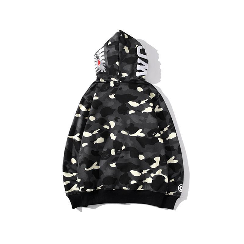 Bathing Ape Hoodie Men's and Women's Luminous Spot Camouflage Sweater