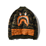 Bathing Ape Coat Autumn and Winter Thickened Cotton Coat Jacket Youth Camouflage Personality Baseball Uniform Cotton Clothes