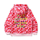 Bathing Ape Hoodie Autumn and Winter Men's and Women's Casual Camouflage Hooded Sweater Pullover Coat