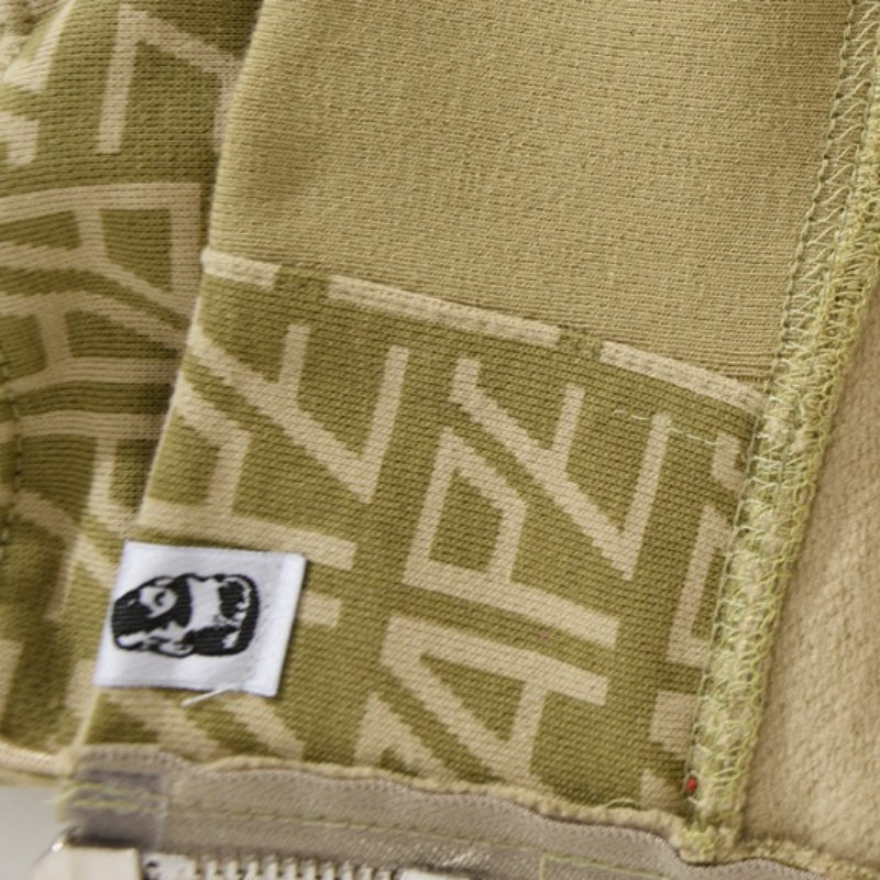 Bathing Ape Hoodie Shark Jacket Men's Autumn and Winter Cardigan Zip Khaki Hooded Sweater