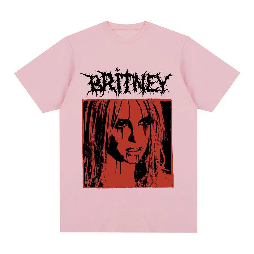 Britney Spears Metal Rock Graphic T-shirt Men Women Fashion