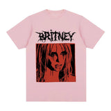 Britney Spears Metal Rock Graphic T-shirt Men Women Fashion