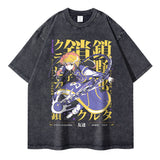 Anime Hunter x Hunter T-shirts Vintage Washed Phantom