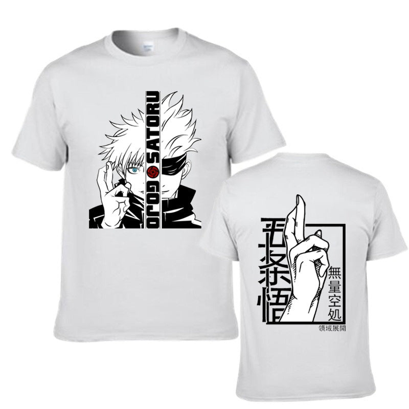 Anime T-shirt Cool Gojo Graphic Printing T-shirt