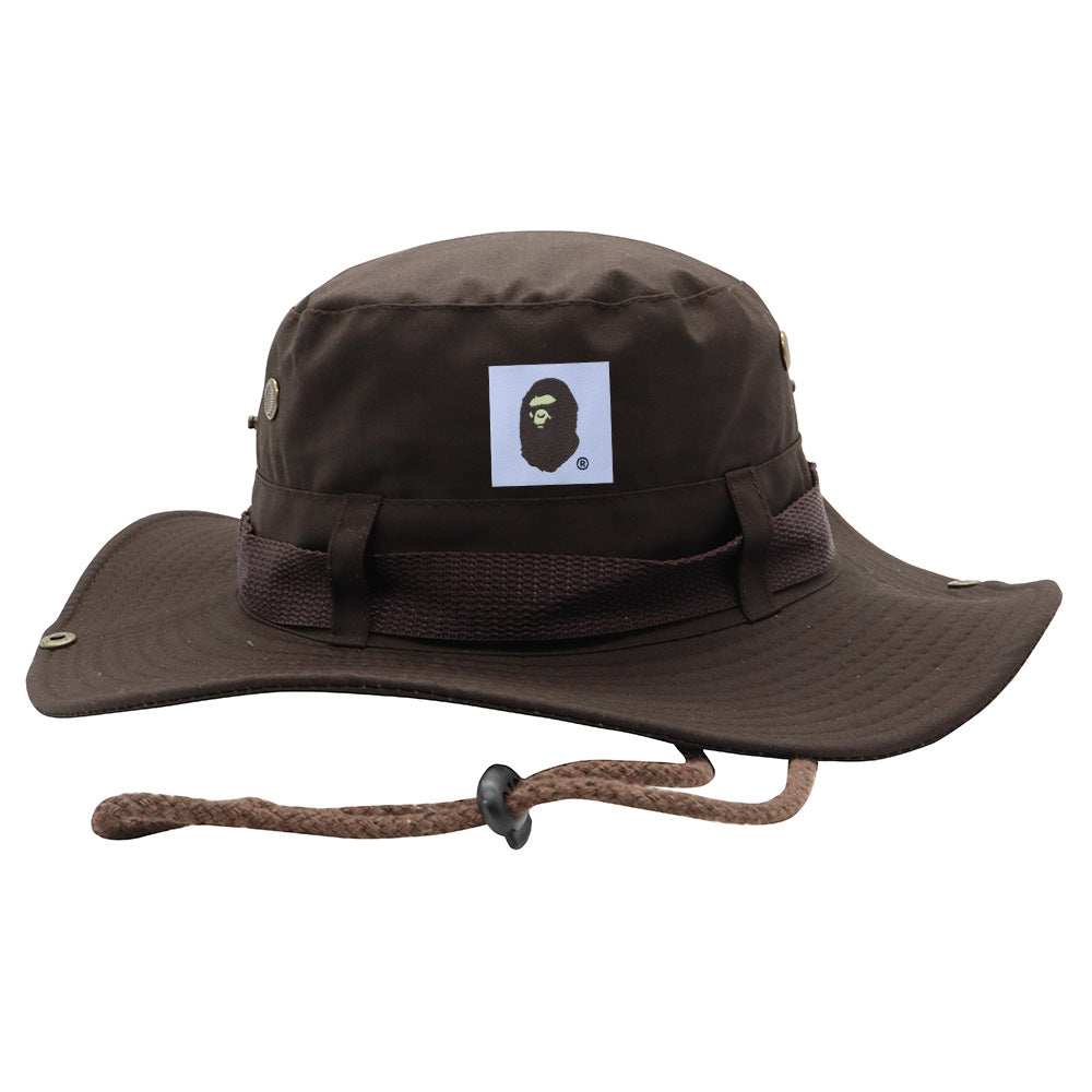 Bathing Ape Hat Sun Protection Versatile Sun Hat