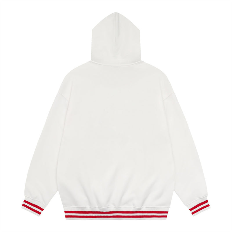 Men Hoodie XINGX Printed Pullover Sweatshirt Men's Long-Sleeved Hooded Shirt