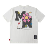 Men's T Shirt Letter Short Sleeve T-shirt Men's and Women's Loose Top
