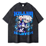 Anime Hunter x Hunter T-shirts Vintage Washed Phantom