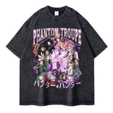 Anime Hunter x Hunter T-shirts Vintage Washed Phantom