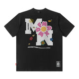 Men's T Shirt Letter Short Sleeve T-shirt Men's and Women's Loose Top