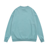 Men Hoodie Printed Crew Neck Sweatshirt Men's Loose Casual Spring and Autumn