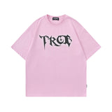 Men T Shirt Street Graffiti Printing Short Sleeve T-shirt Men and Women Hip Hop Couple