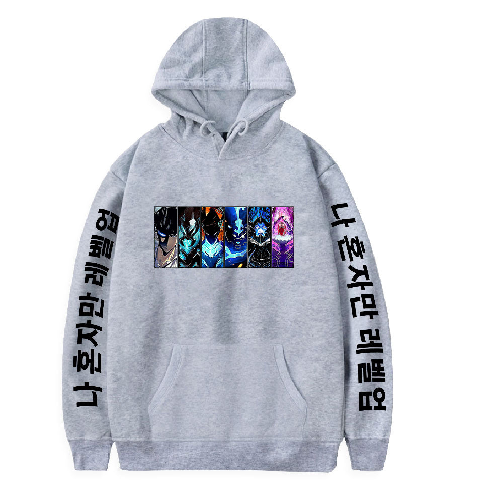Korean Manga Solo Leveling Sung Jin Woo Hoodie Spring