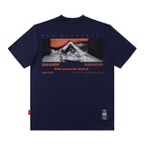 Men T Shirt Cartoon Printed Short-Sleeved T-shirt Men and Women Street Cotton Casual