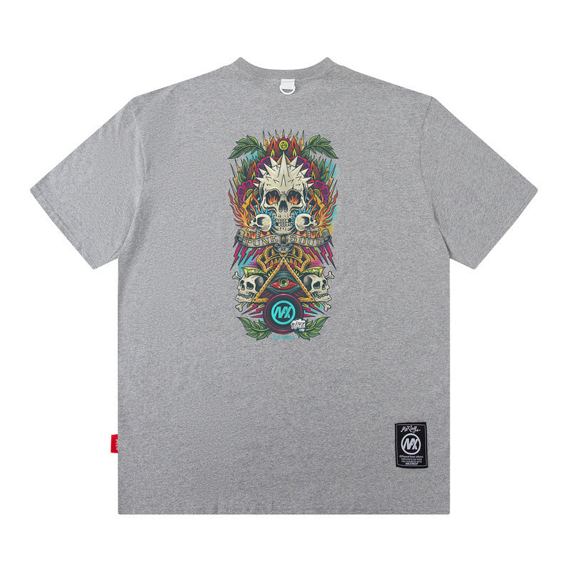 Men T Shirt Doberman Pinscher Printed Hip Hop Loose Short Sleeve T-shirt for Men and Women