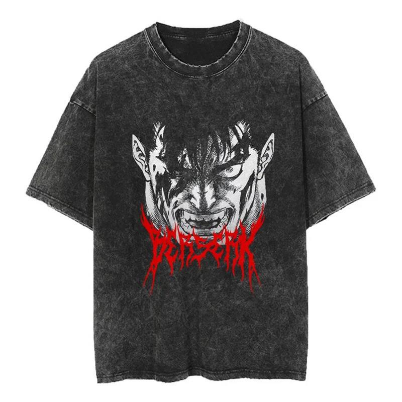 Harajuku Fashion Vintage T-Shirt Japanese Anime Naruto