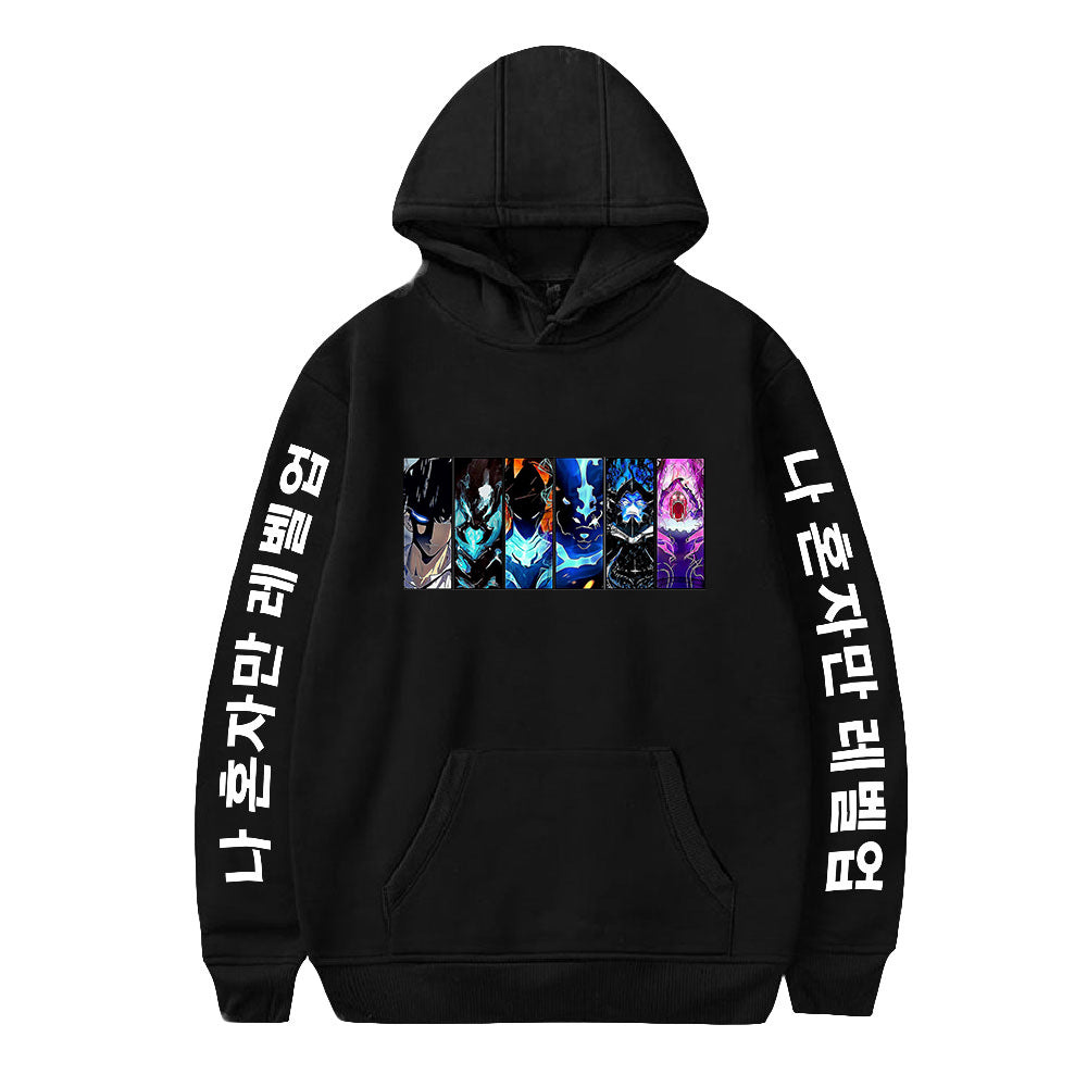 Korean Manga Solo Leveling Sung Jin Woo Hoodie Spring