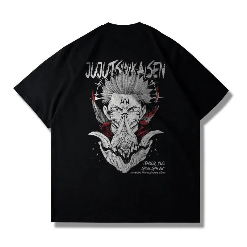 2024 Harajuku Y2k Vintage Cotton Cotton Short Sleeve