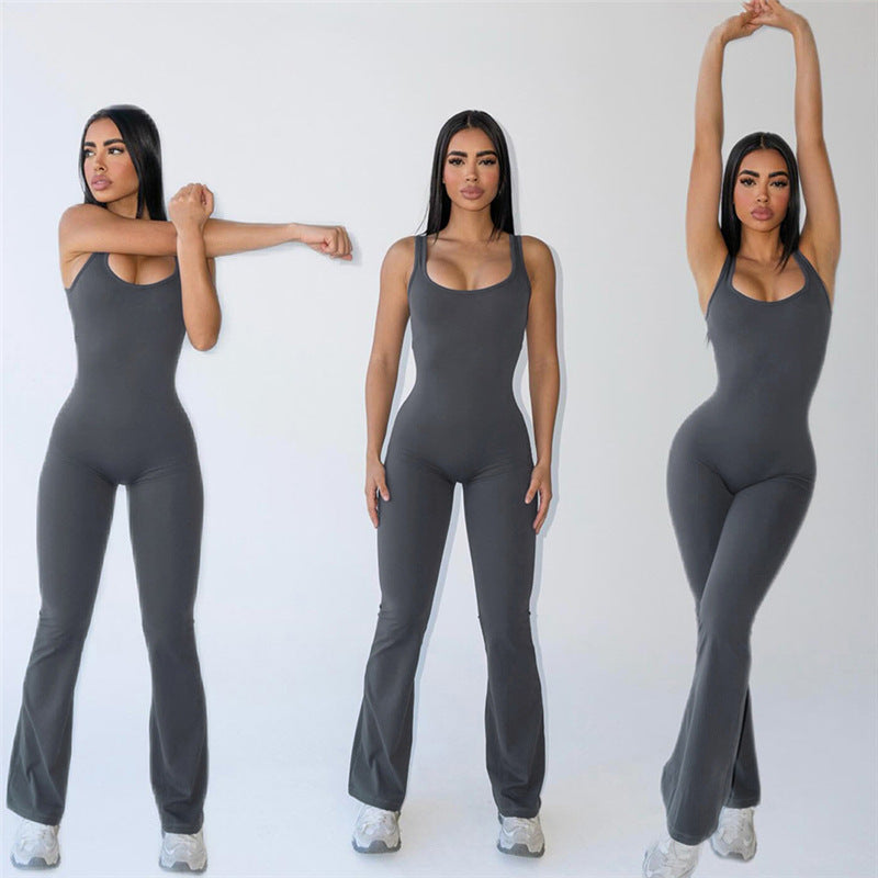 Women Jumpsuit Women's Fashion Sexy Backless Jumpsuit