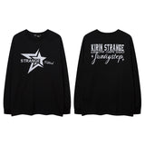 Men Long Sleeve Shirt Sweet Cool Contrast Color Stitching Long Sleeve T-shirt Men and Women Couple