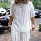 Men Co-Ords Men's Casual Short-Sleeved Shorts