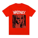Britney Spears Metal Rock Graphic T-shirt Men Women Fashion