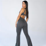 Women Jumpsuit Women's Fashion Sexy Backless Jumpsuit