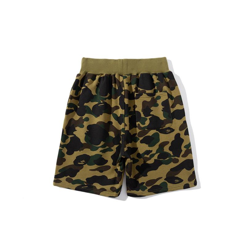 Bathing Ape Shorts Camouflage Shorts Men's and Women's Men's Beach Shorts Middle Pants