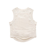 Women Vest Letter Print Short Vest for Girls Summer Sleeveless