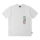 Men T Shirt Street Letter Print Short-Sleeve T-shirt Men's Loose Casual Couple