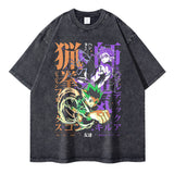 Anime Hunter x Hunter T-shirts Vintage Washed Phantom
