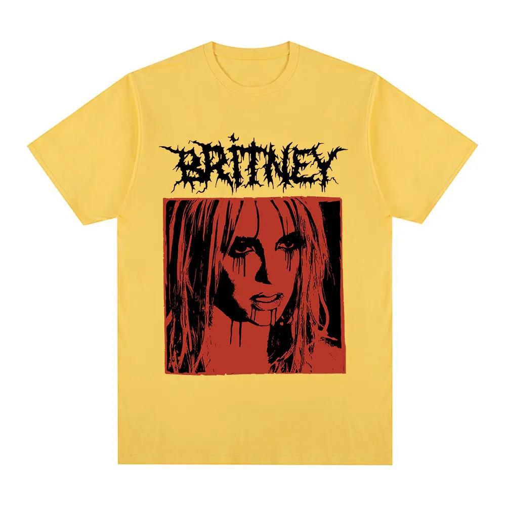 Britney Spears Metal Rock Graphic T-shirt Men Women Fashion