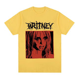 Britney Spears Metal Rock Graphic T-shirt Men Women Fashion