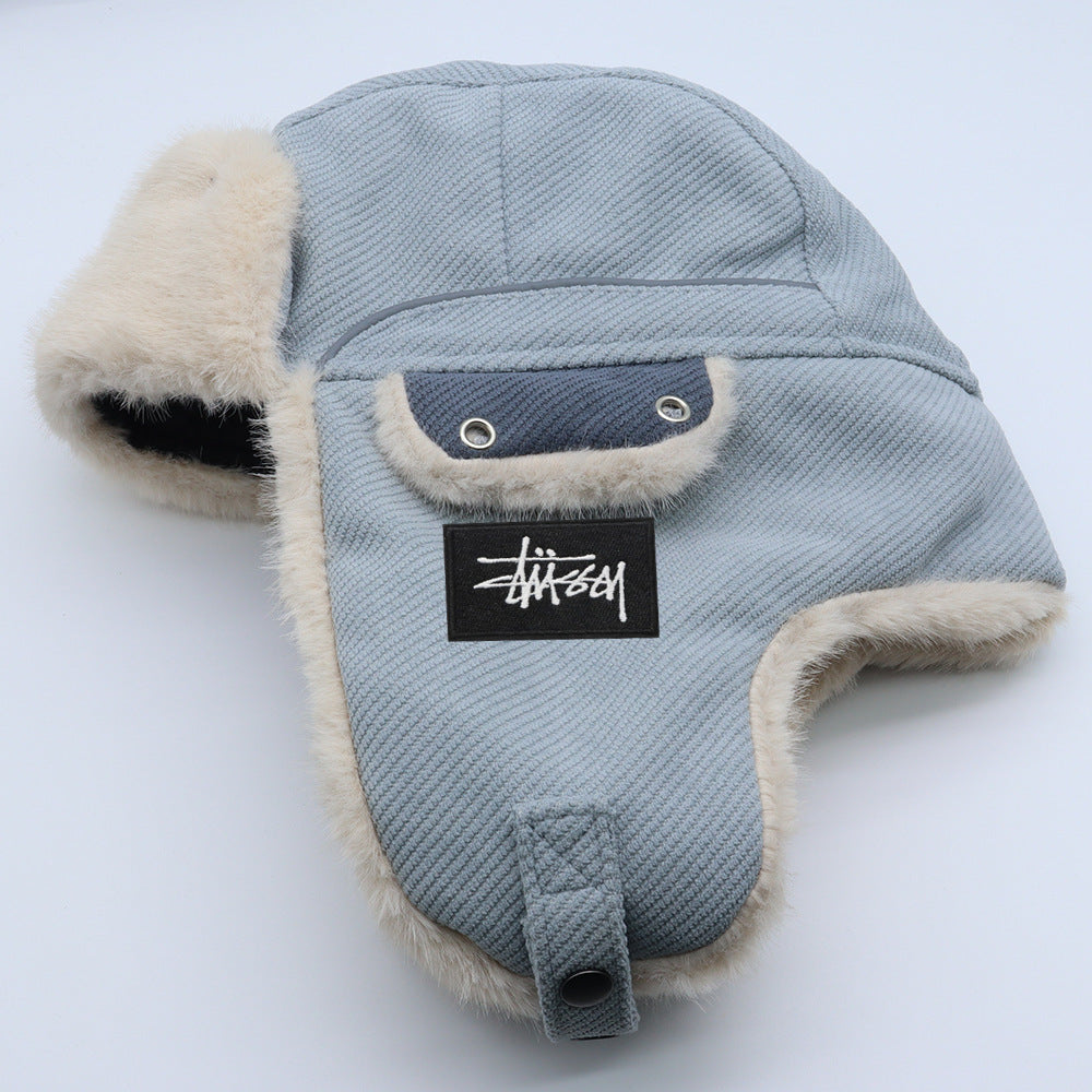 Bathing Ape Hat Thickened Thermal Ear Protector Plush Hat
