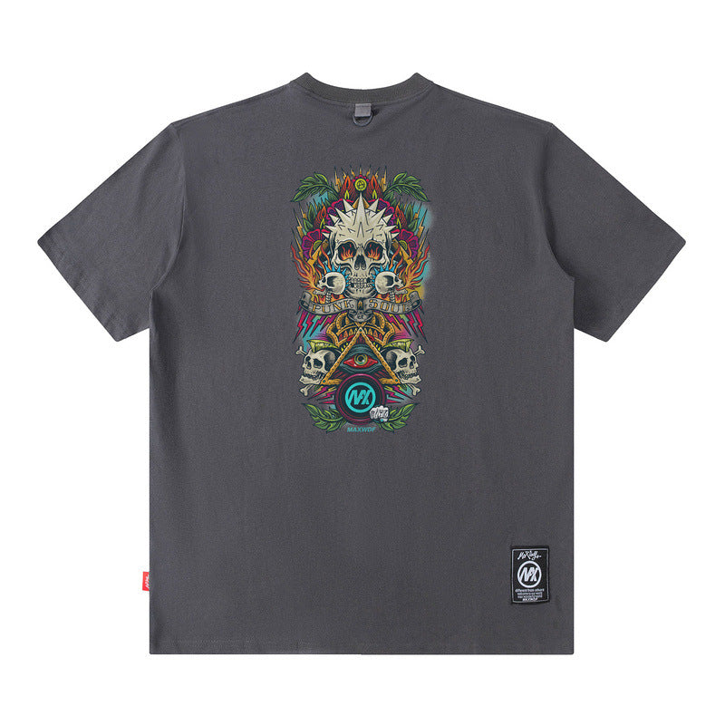 Men T Shirt Doberman Pinscher Printed Hip Hop Loose Short Sleeve T-shirt for Men and Women