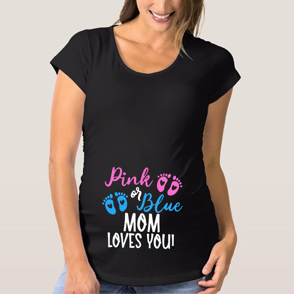 Baby Loading printed Maternity T Shirt Pregnant
