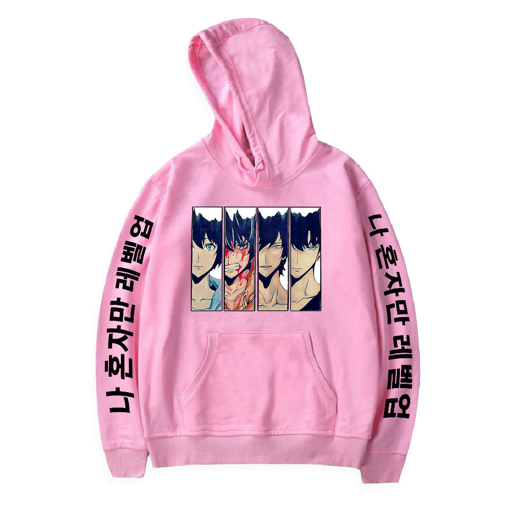 Korean Manga Solo Leveling Sung Jin Woo Hoodie Spring