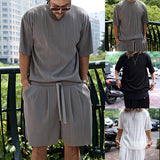 Men Co-Ords Men's Casual Short-Sleeved Shorts