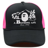 Bathing Ape Hat Fashion Shade Mesh Baseball Cap