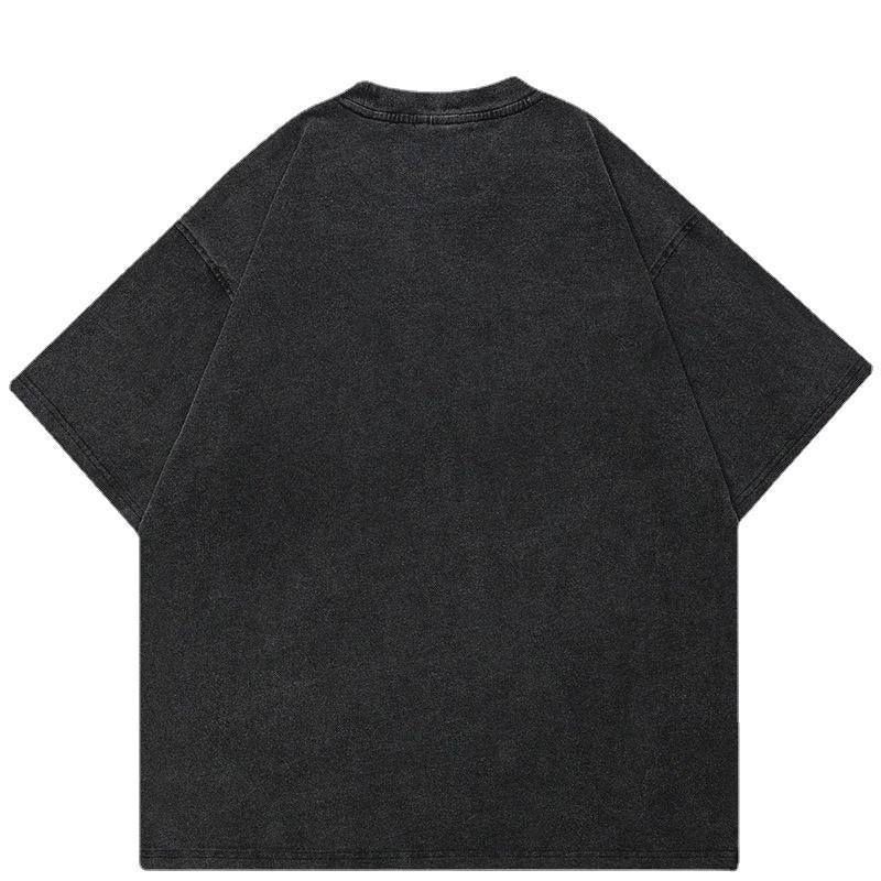 Gothic Hip Hop Streetwear Men T-Shirt Oversized
