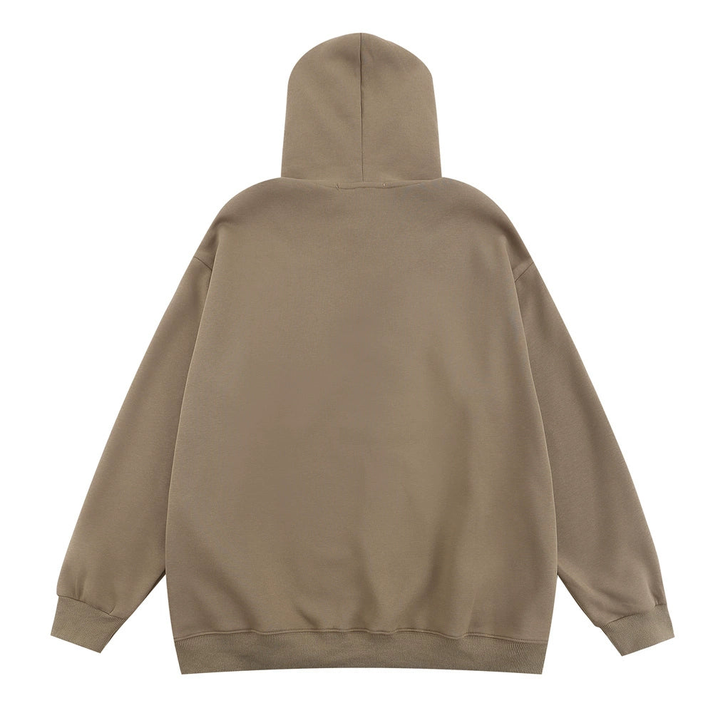 Men Hoodie Printed Hoodie Men's Spring and Autumn Loose Long Sleeve Pullover
