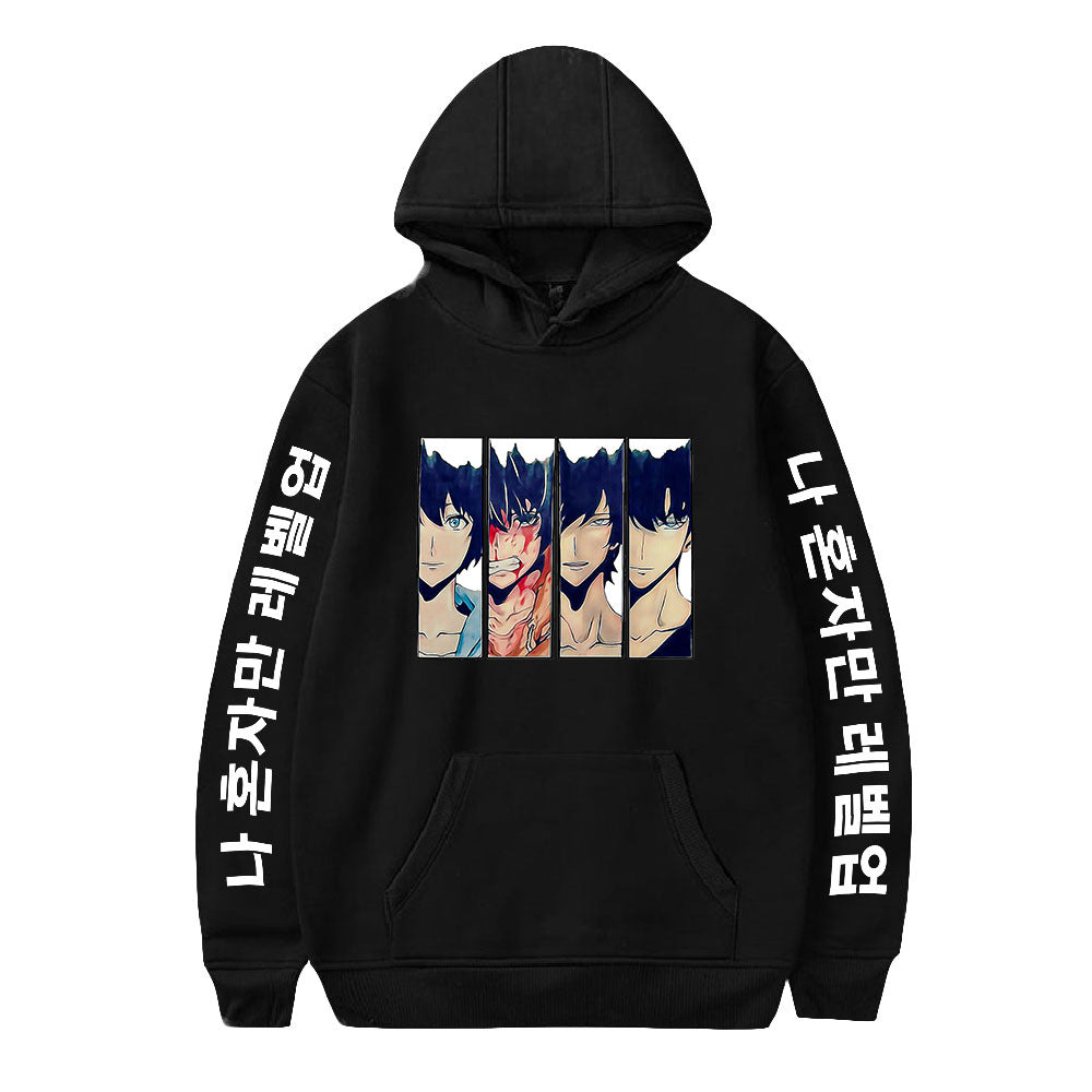 Korean Manga Solo Leveling Sung Jin Woo Hoodie Spring