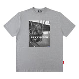Men T Shirt Loose Short Sleeve T-shirt Male and Female Personality Printed Cotton round Neck